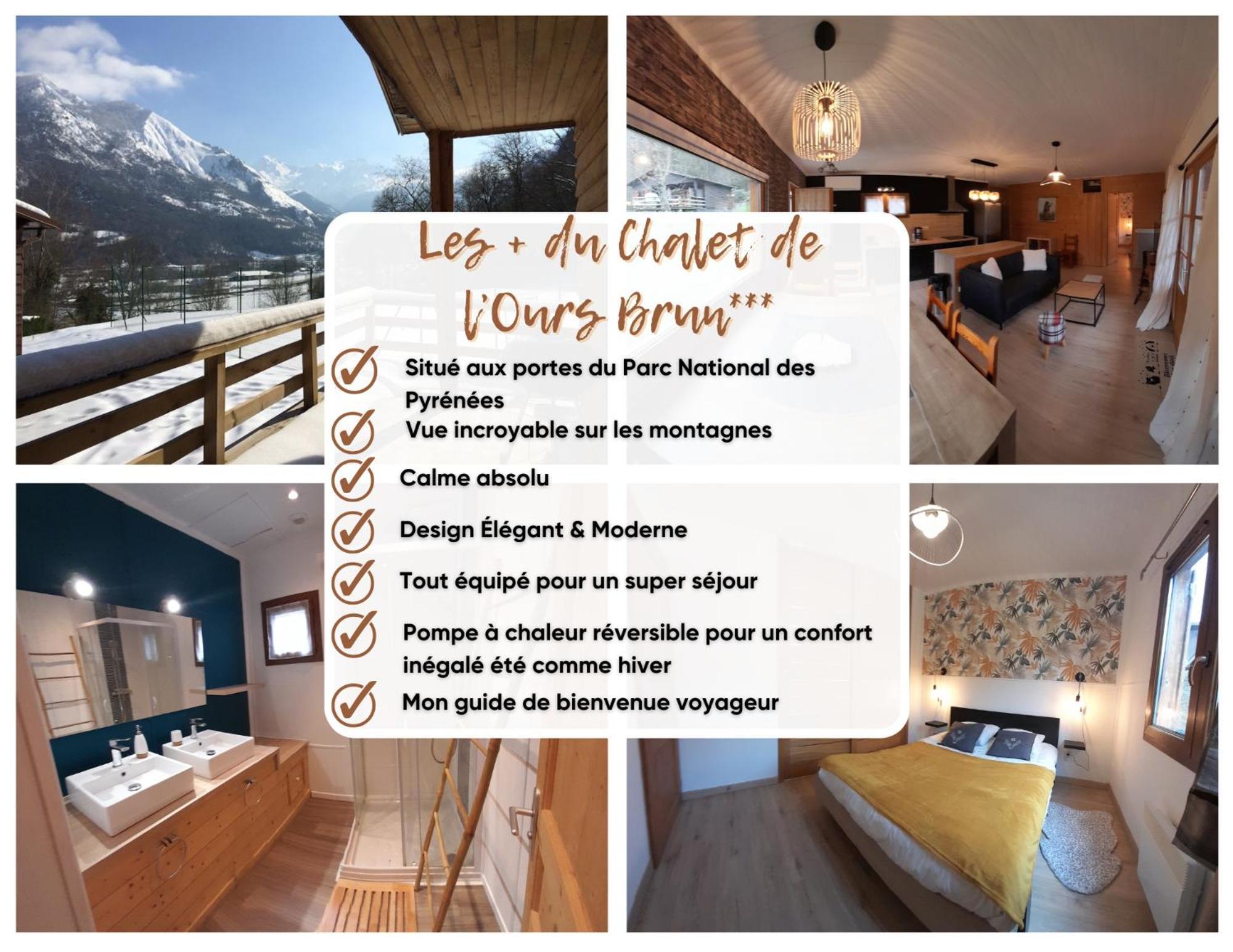 Chalet De L'Ours Brun, Gite 3 Etoiles Gere-Belesten エクステリア 写真